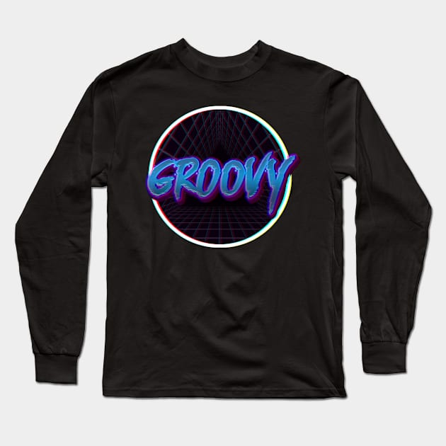 Groovy Long Sleeve T-Shirt by sbldesigns